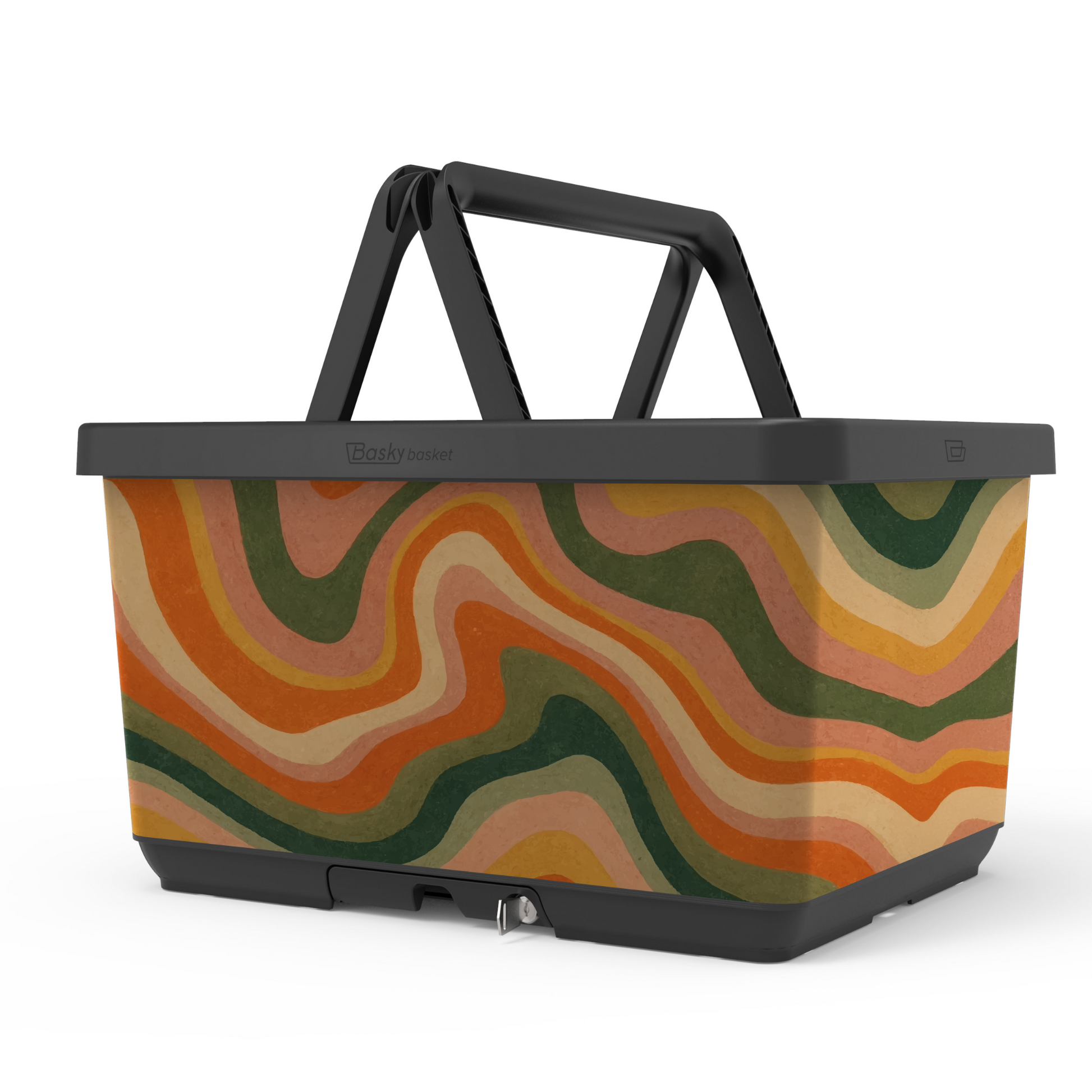 Fietsmand Basky Retro Wave