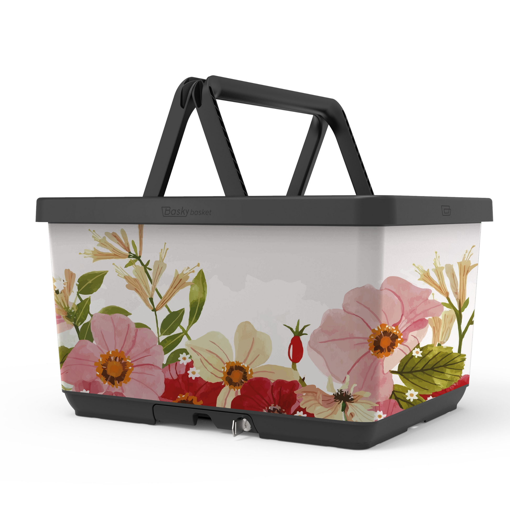 Fietsmand Basky Soft Blossom