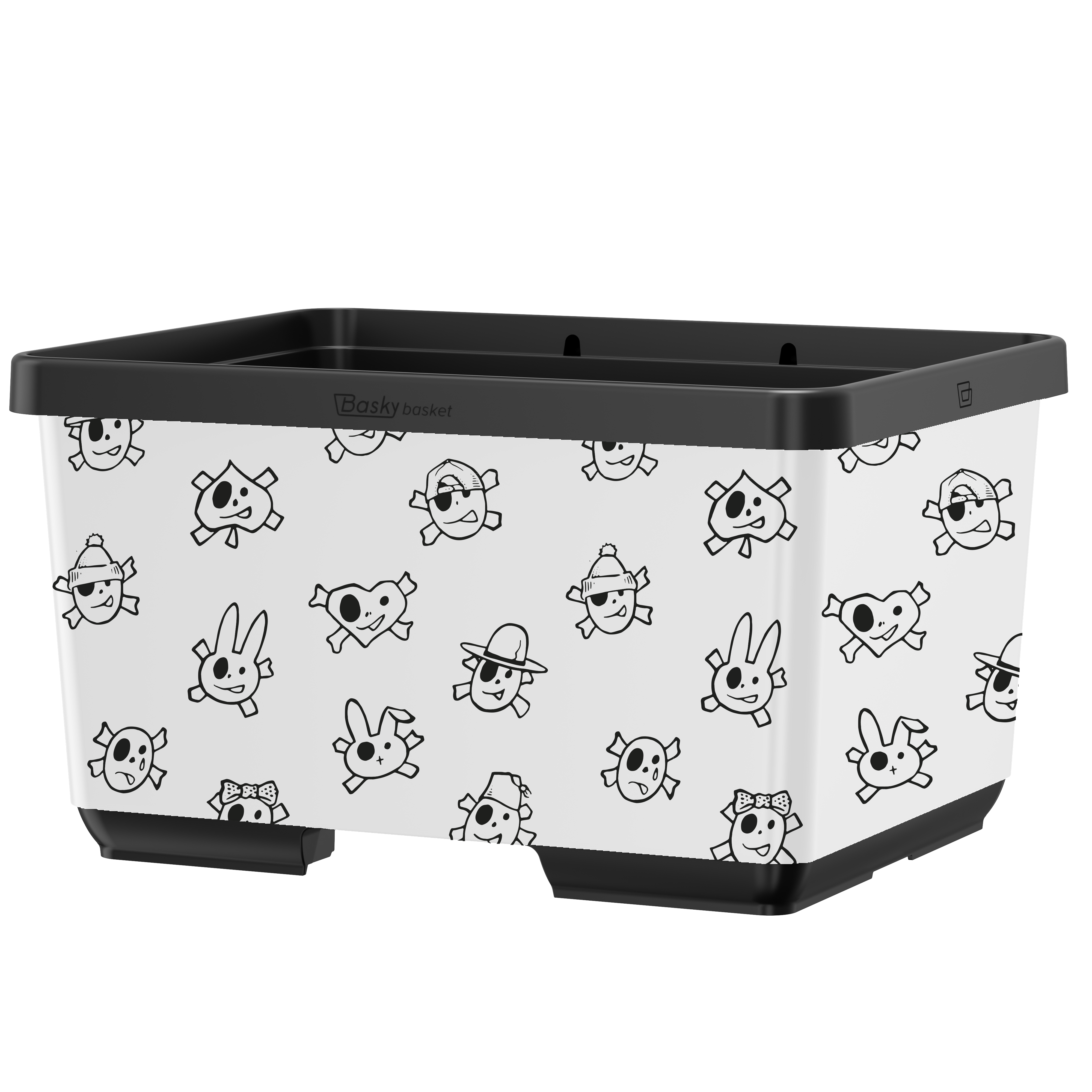 Basky Fietskrat Jolly White –Unlimited Edition