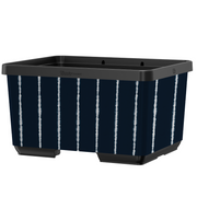 Basky Fietskrat Tye Dye – Stijlvol & Uniek Gestreept Design