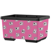 Basky Fietskrat Jolly Pink – Kunst door Henk Schiffmacher