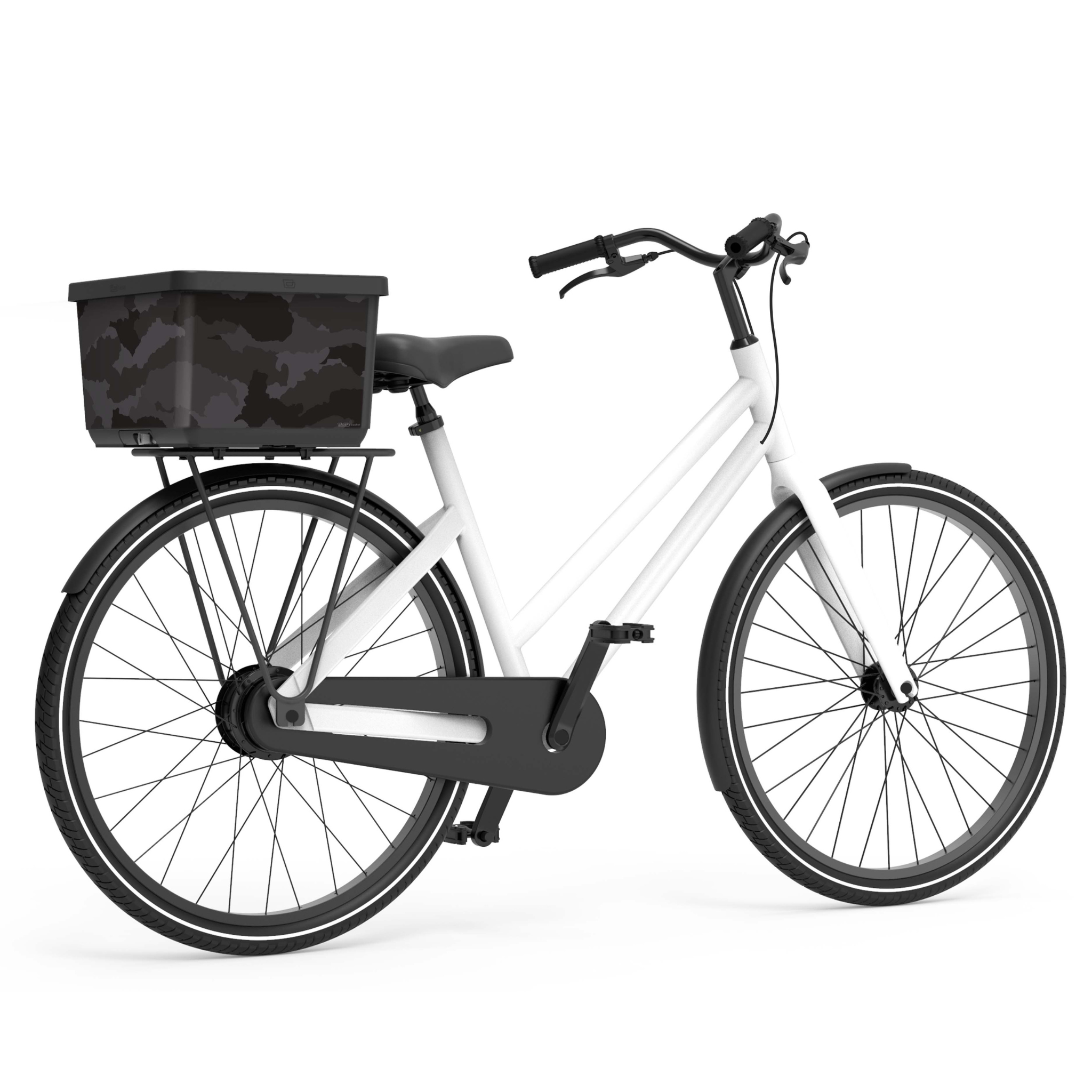 Fietsmand Basky Camo Black
