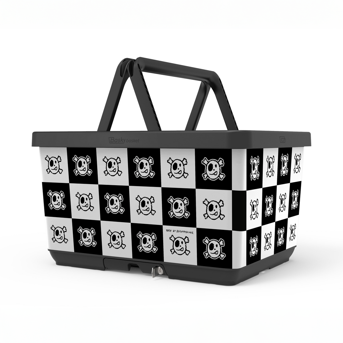Baskt Sticker Checkered Skulls, Sticker– the basky company
