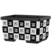 Bike crate Checkered Skulls - by Henk Schiffmacher