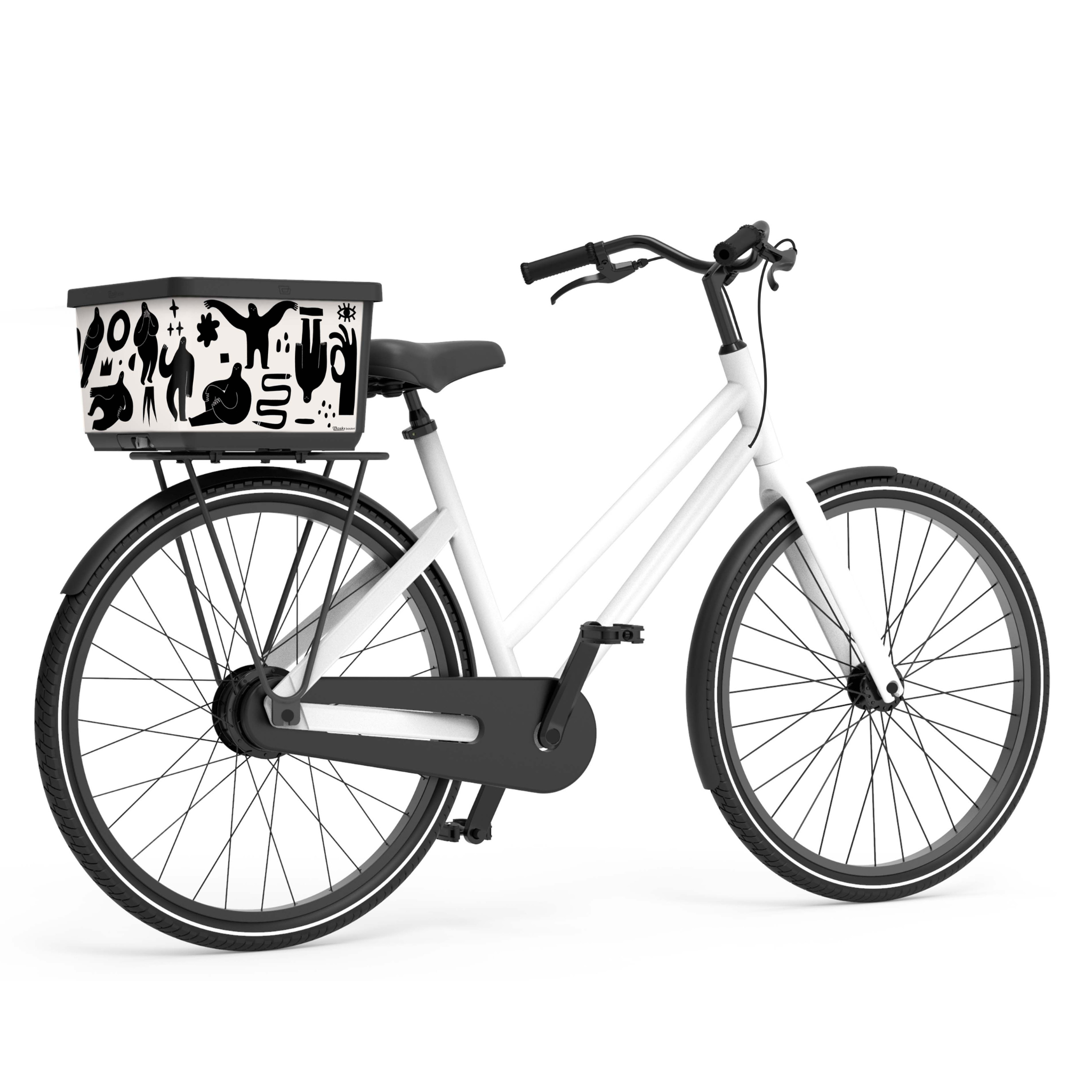 Fietsmand Basky Dikke Mannetjes