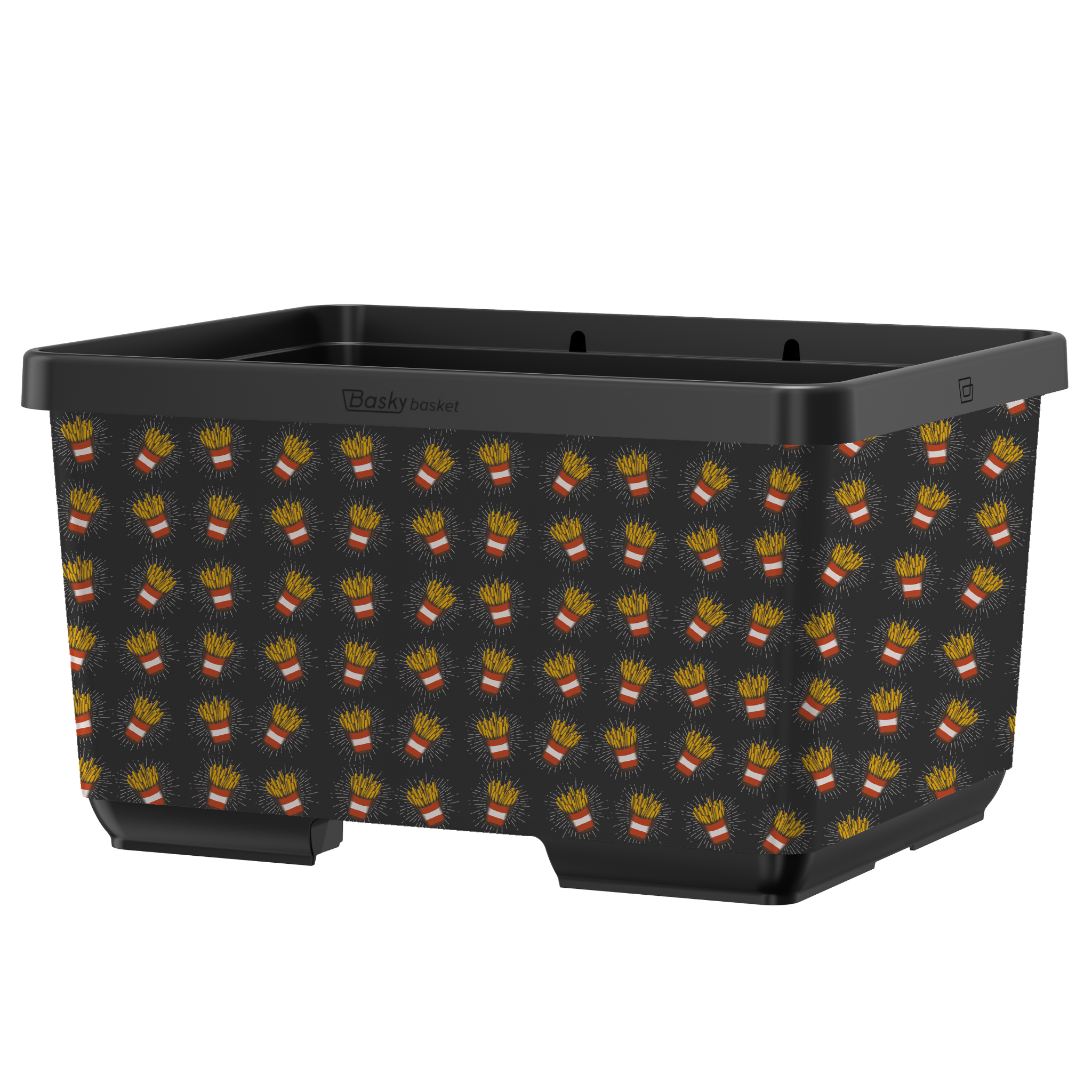 Basky Fietskrat Fry Me – Fietskrat met Frietjes Design, snackbar– the ...