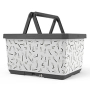 Fahrradkorb Basky Hands On White