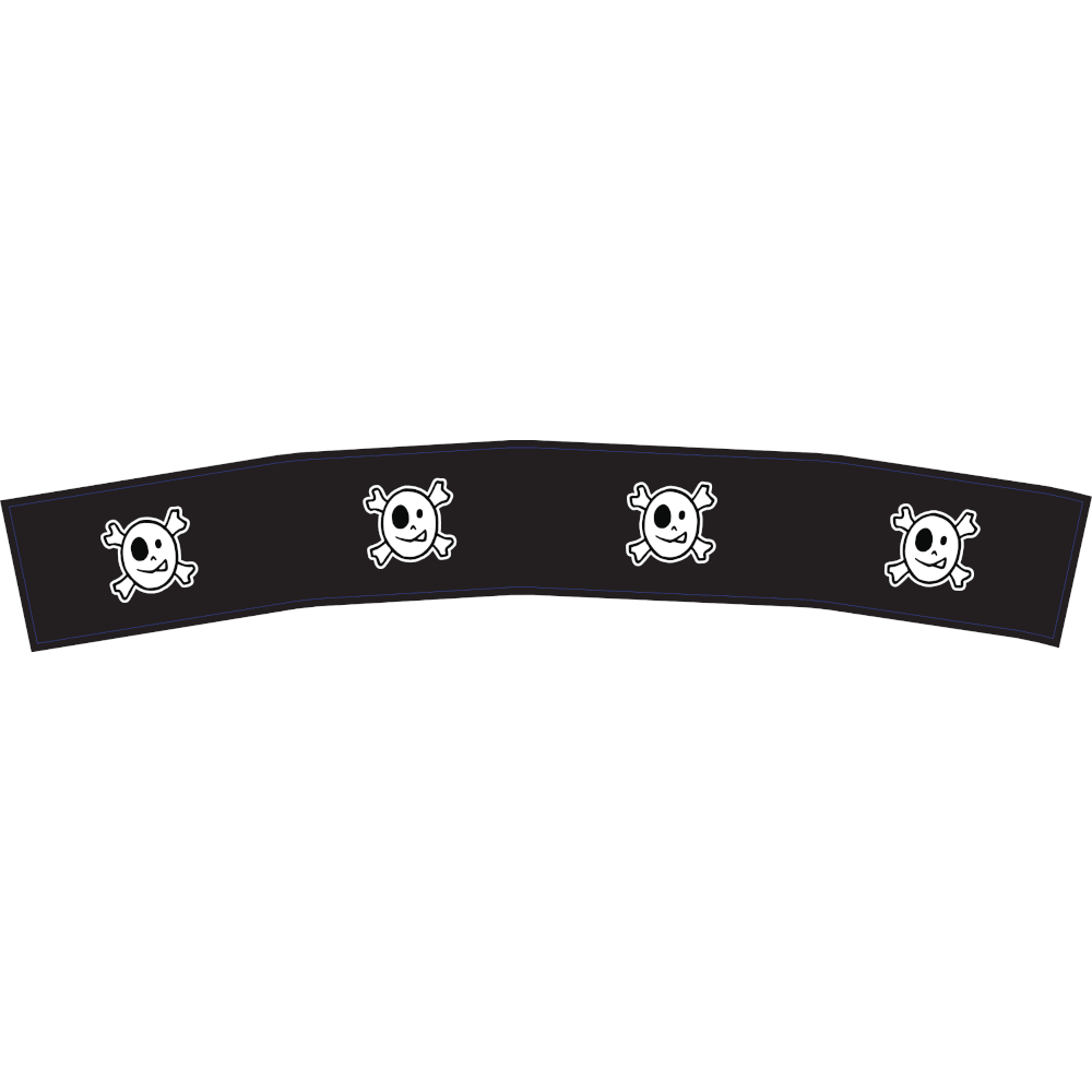 Jolly Rogers Black Sticker (Dit is een losse sticker)