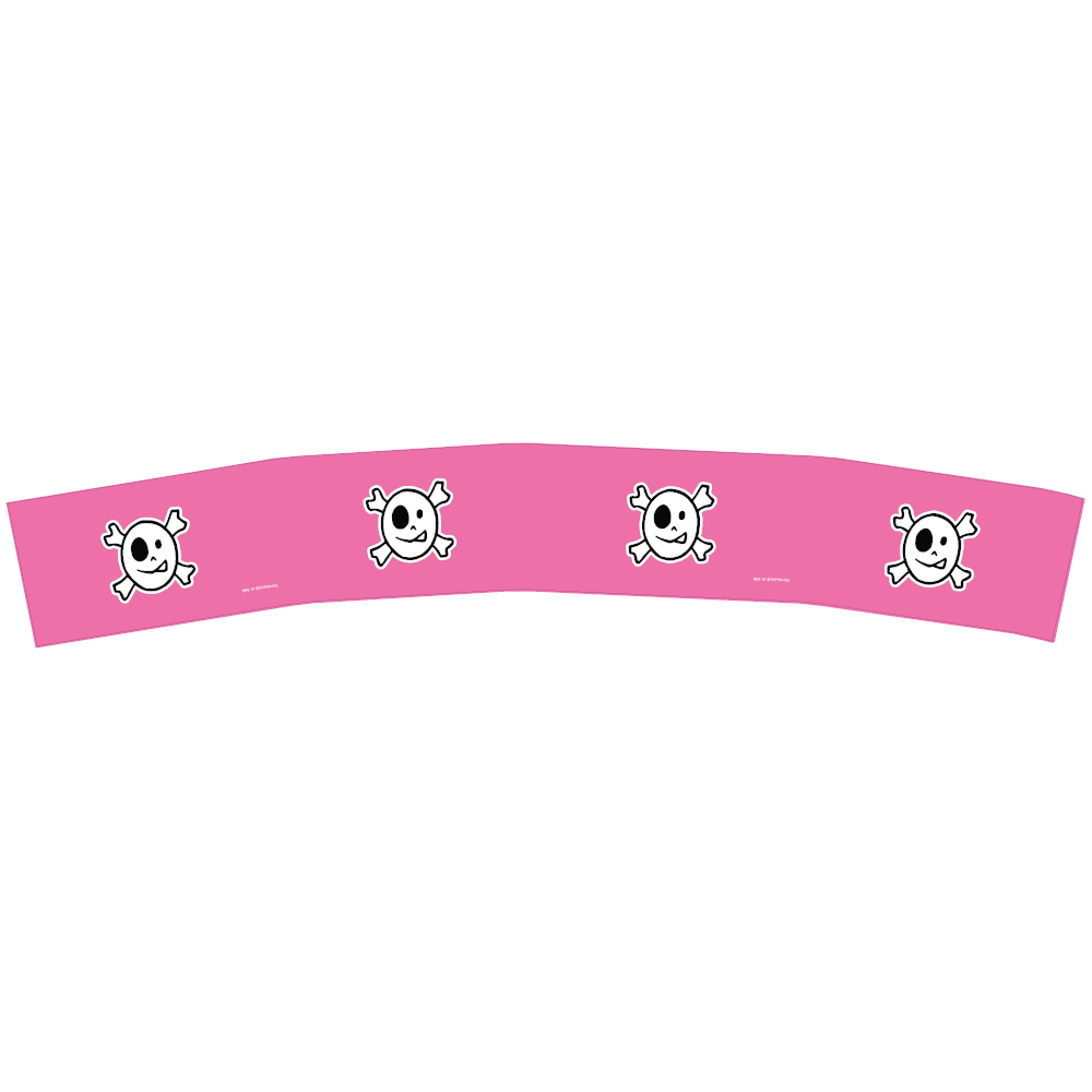 Fietsmand Basky Jolly Rogers Pink