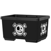 Bike crate Jolly Rogers Black - by Henk Schiffmacher