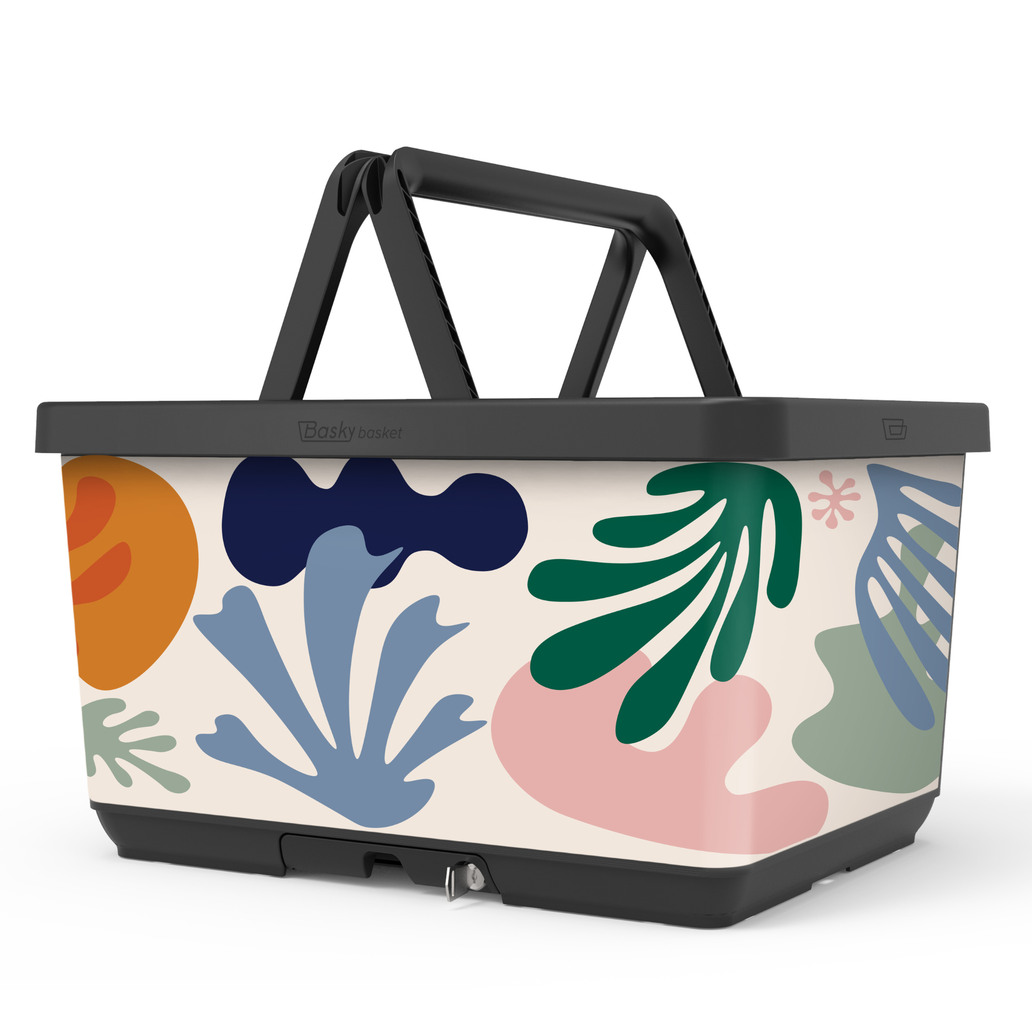 Basky Fietsmand Matisse Coral - Design en Functionaliteit– the basky ...