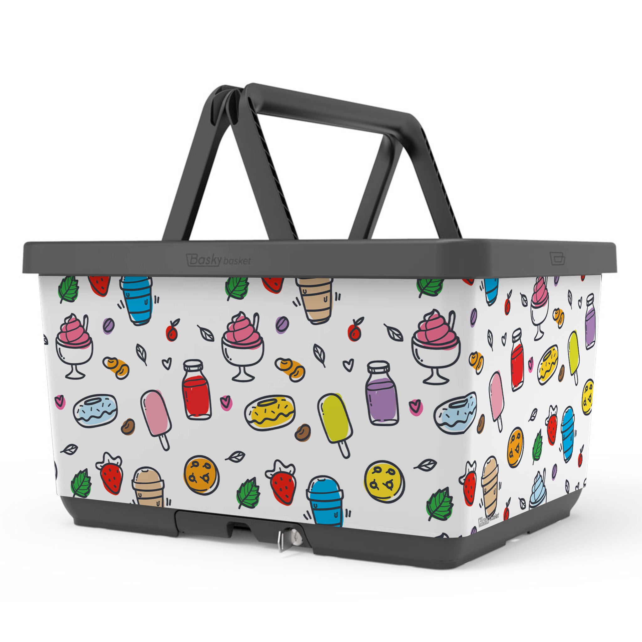 Fahrradkorb Basky Sweet Treats