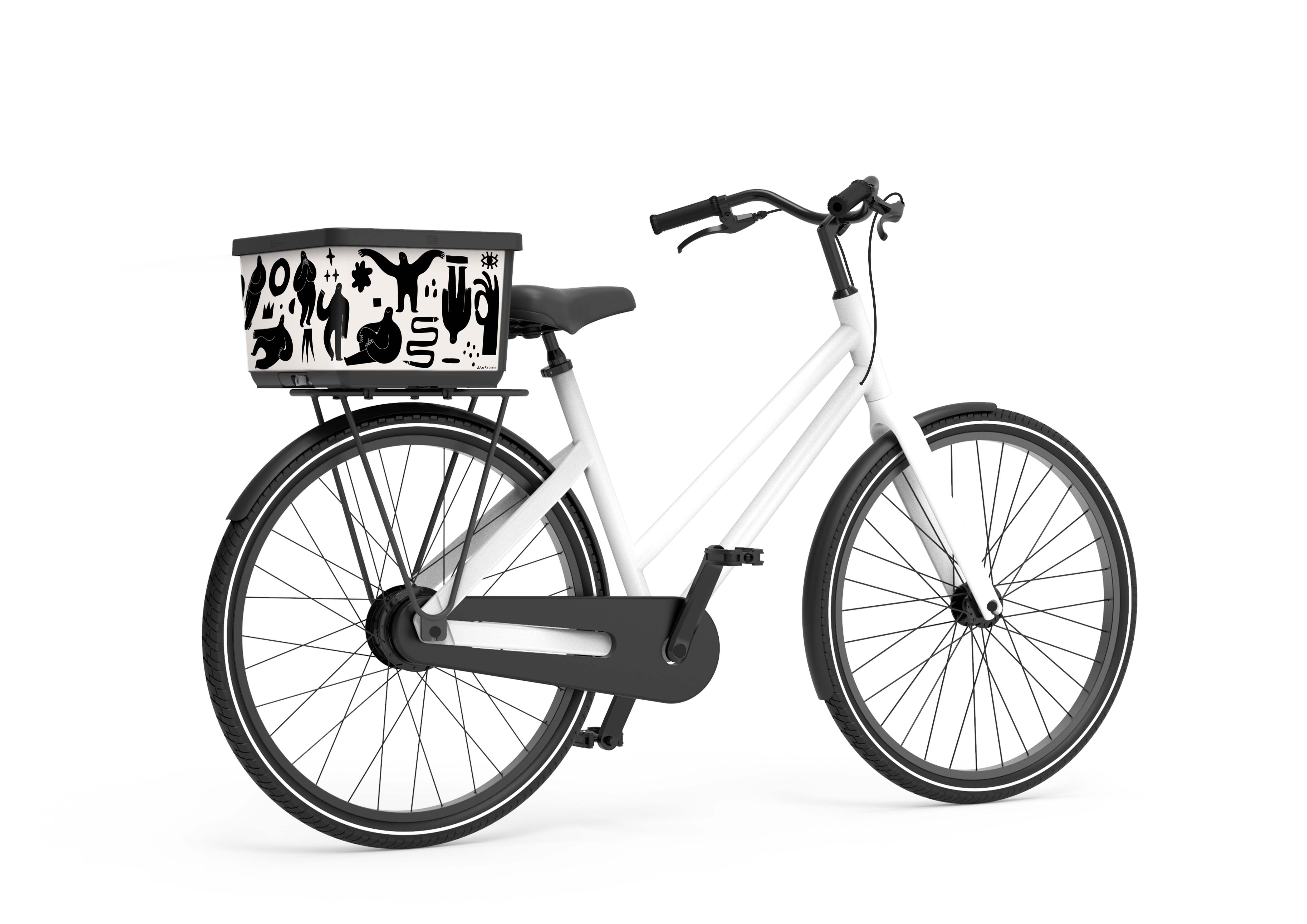 De Basky + inclusief kliksysteem voor jouw fiets (t.w.v. € 18,95)