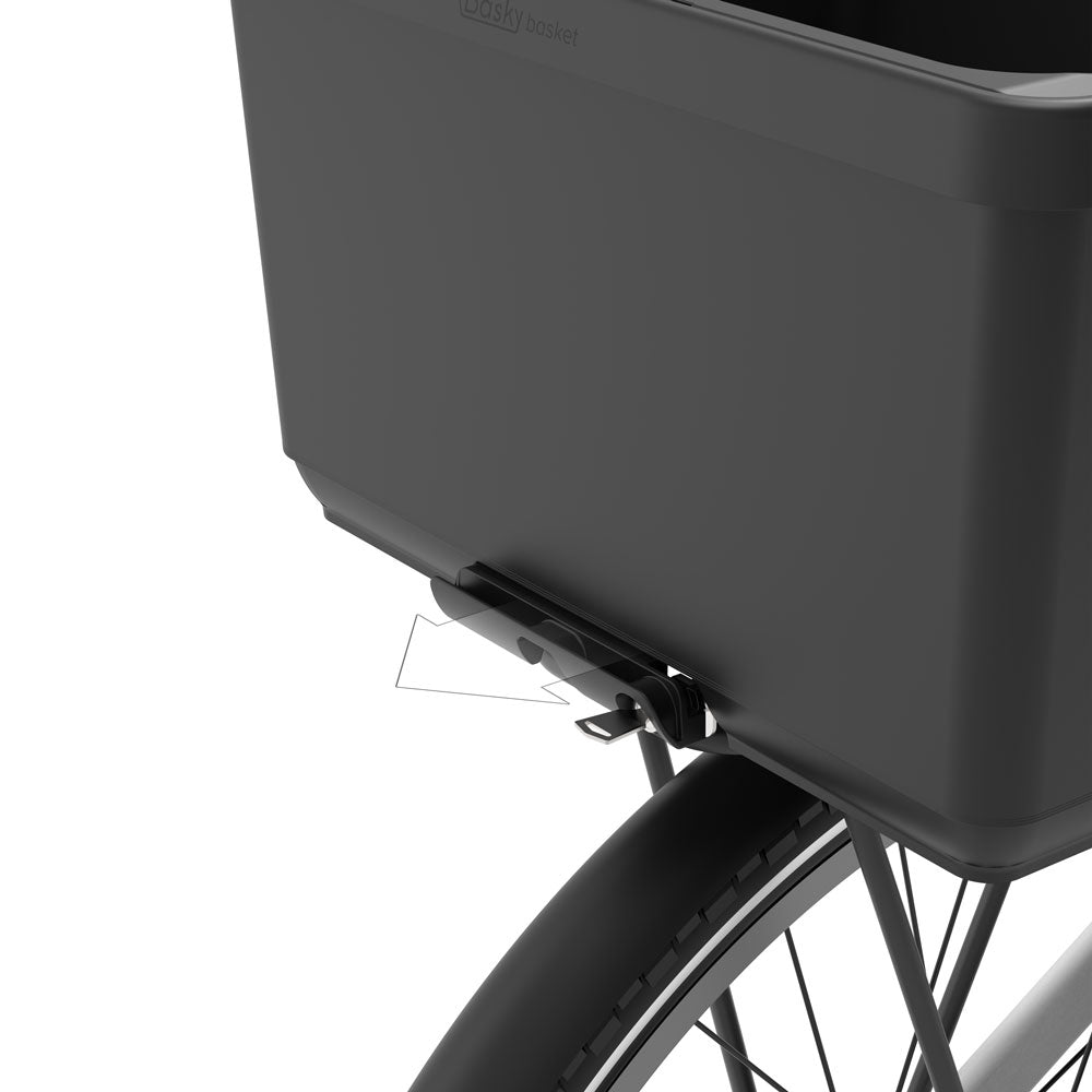 De Basky + inclusief kliksysteem voor jouw fiets (t.w.v. € 18,95)